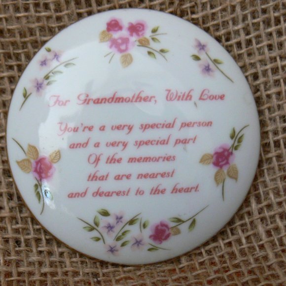 Trinket Floral Box RUSS 4967 Fine Porcelain